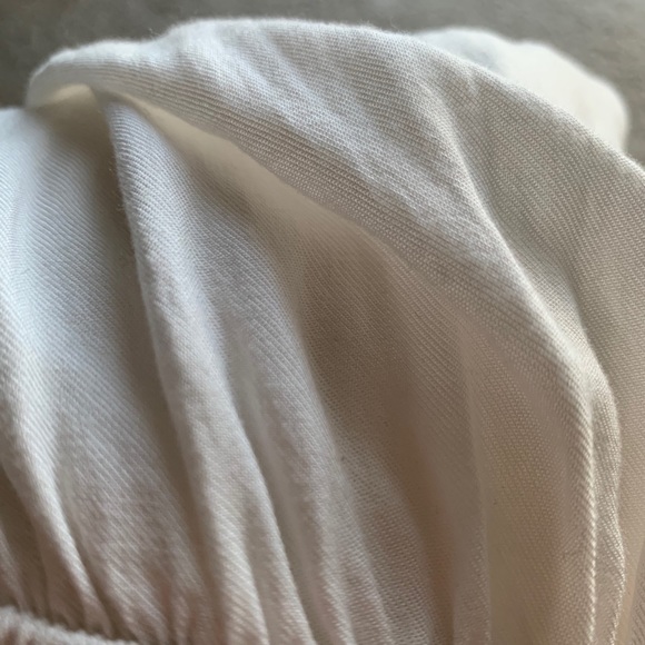 Brandy off shoulder white Gabriella romper - Picture 4 of 5